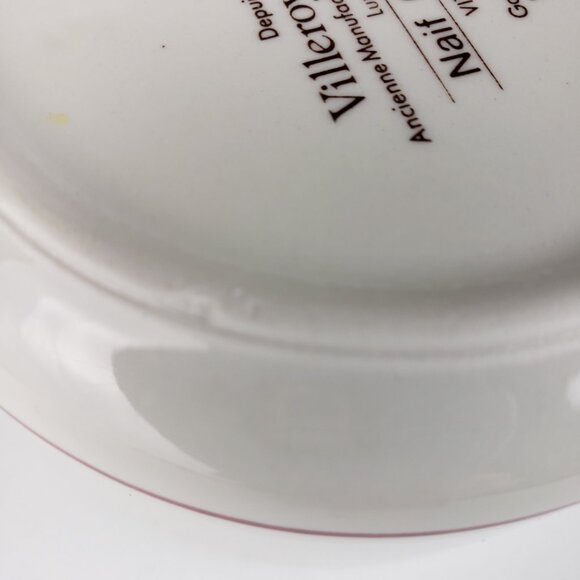 Villeroy & Boch Naif 3 " Porcelain Round Trinket Candy Box, Horse & Buggy Design - Picture 3 of 6